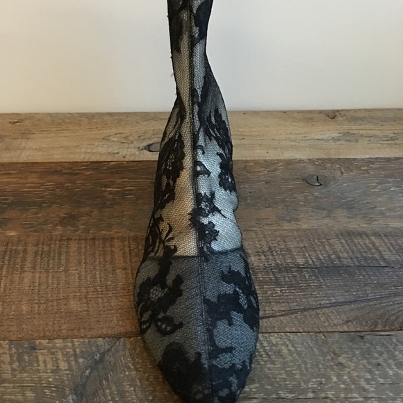 Rare Lace & Mesh Flat Boot Hidden Zip Boot Armani - Picture 3 of 8